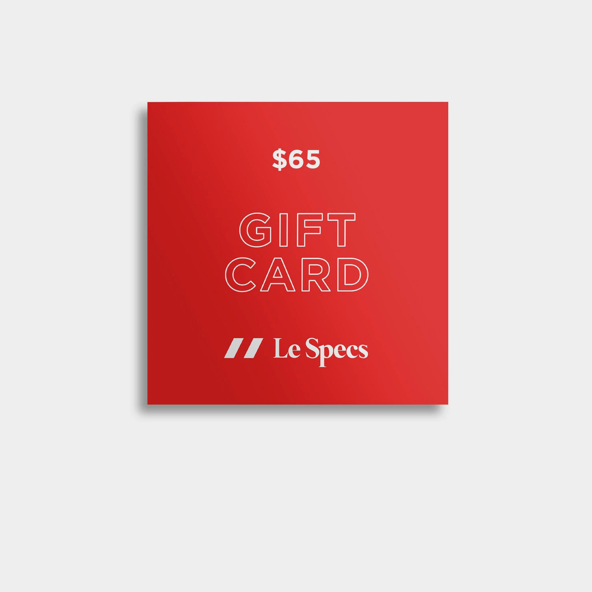 Le Specs $65 e-gift card