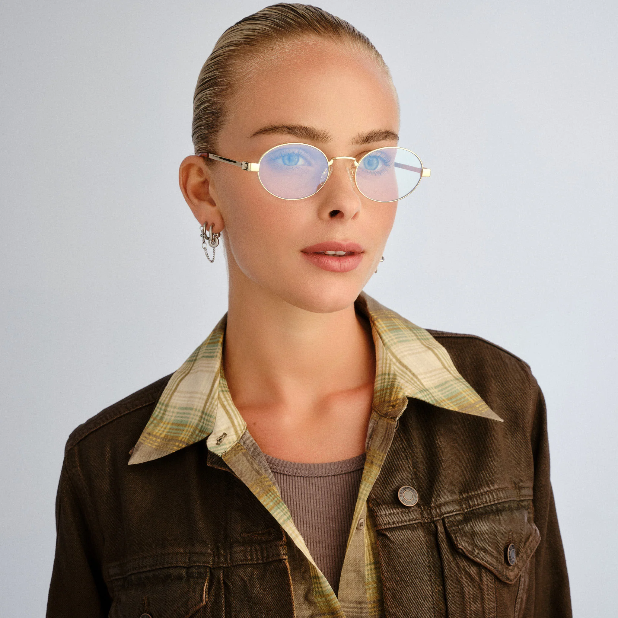 POSEIDON DEUX | GOLD BLUE LIGHT LENS - Image 2